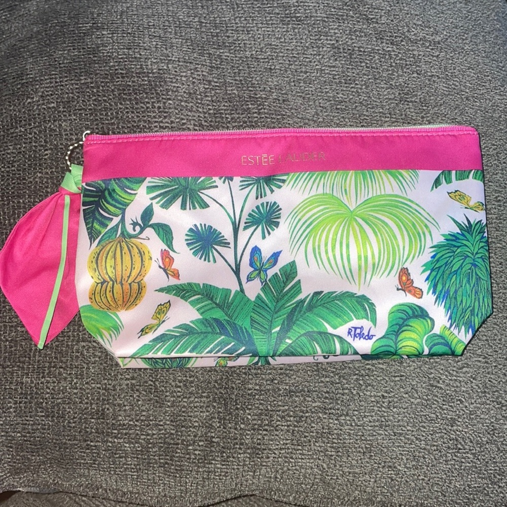 🆕 Estée Lauder Tropical Makeup/Costmetic Bag